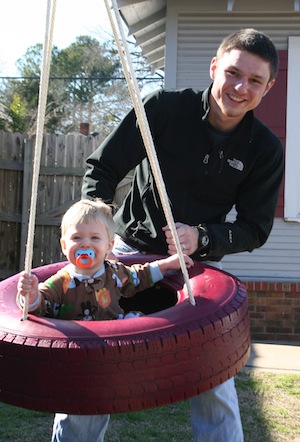 Tire Swing with Jon