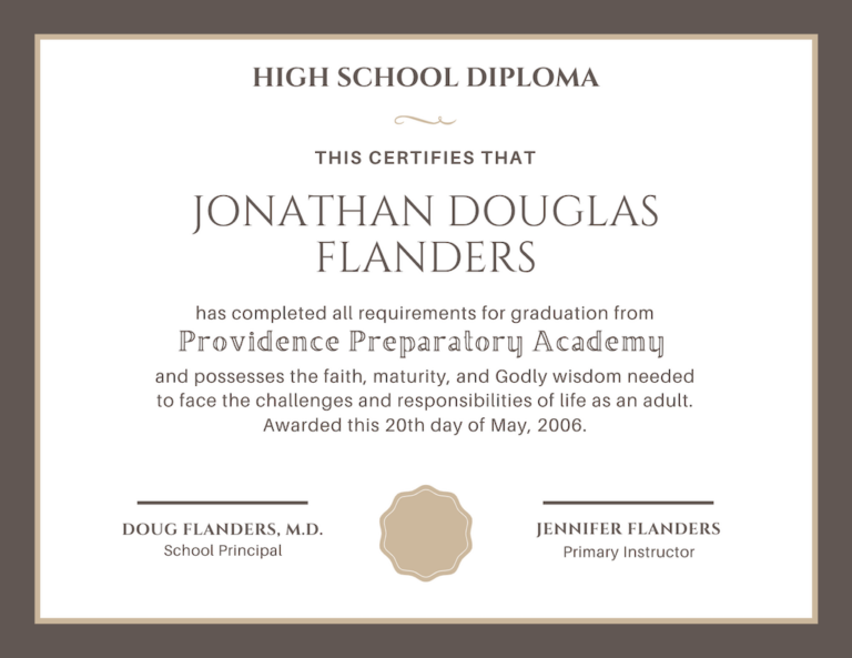 How Do I Make a Homeschool Diploma? - Flanders Family Home Life