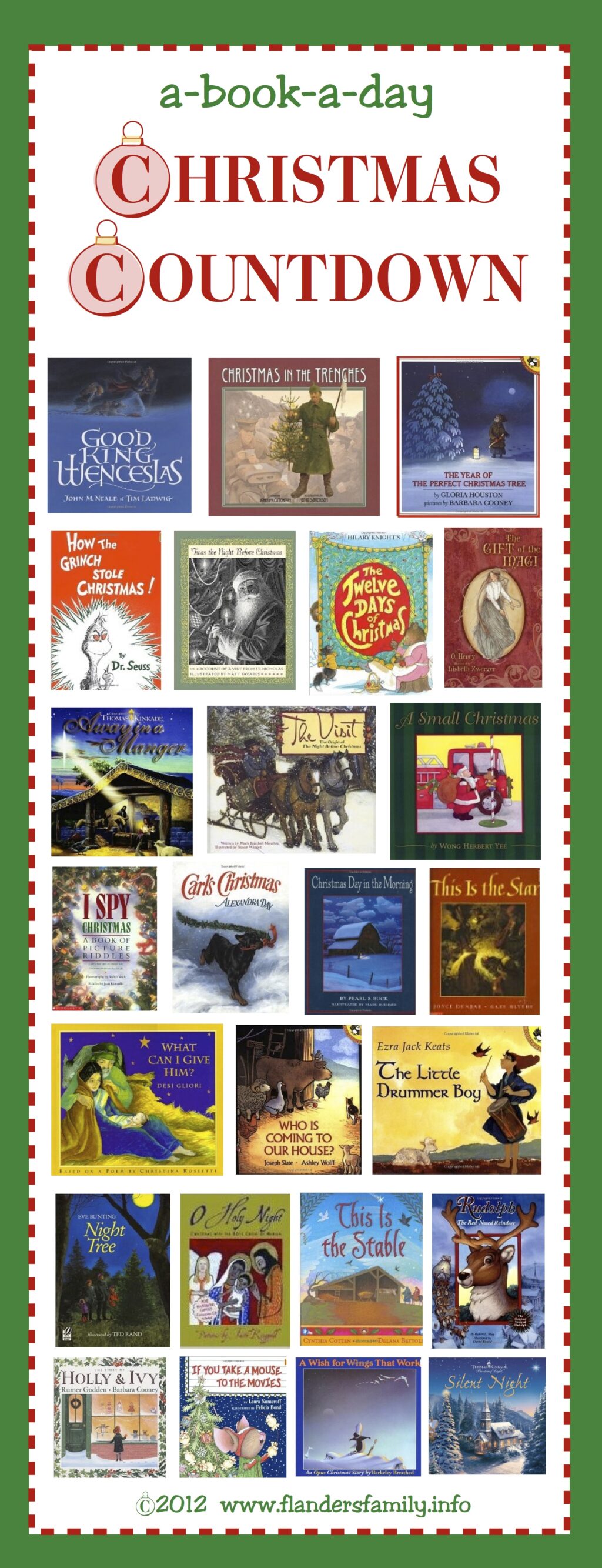 Book-a-Day Christmas Countdown