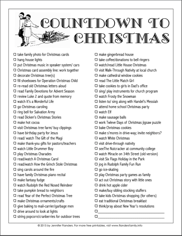 6 Fun Christmas Countdown Calendars - Flanders Family Homelife