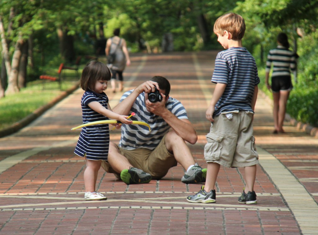 David shooting photos