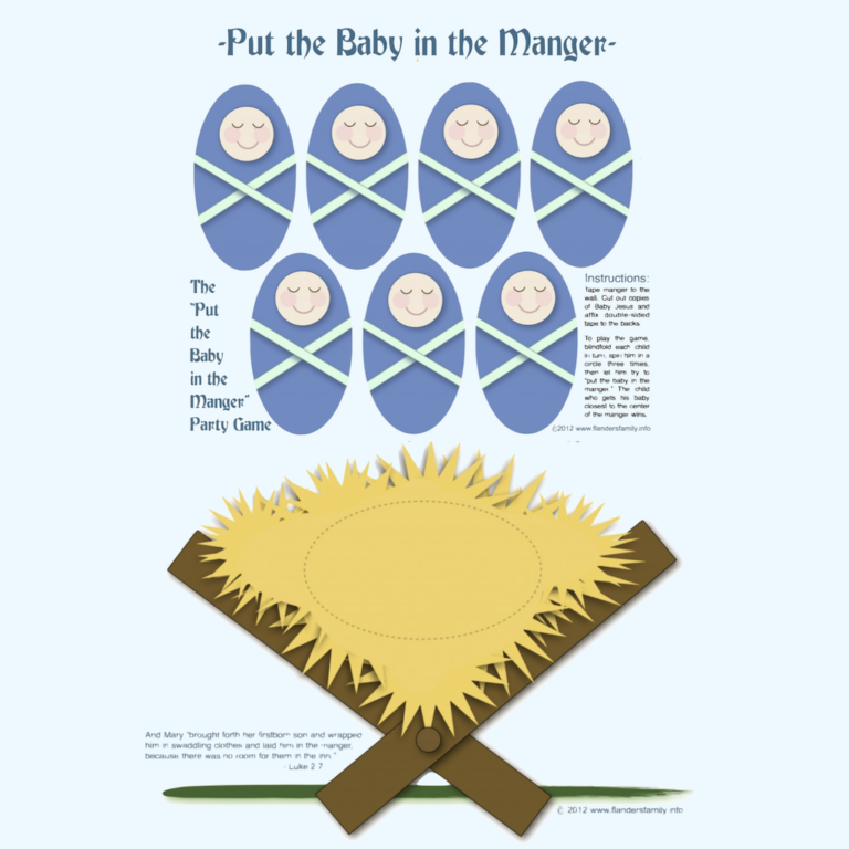 Put the Baby in the Manger Game