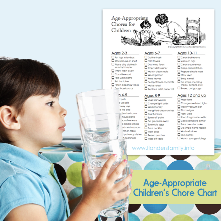 Age-Appropriate Chores for Children