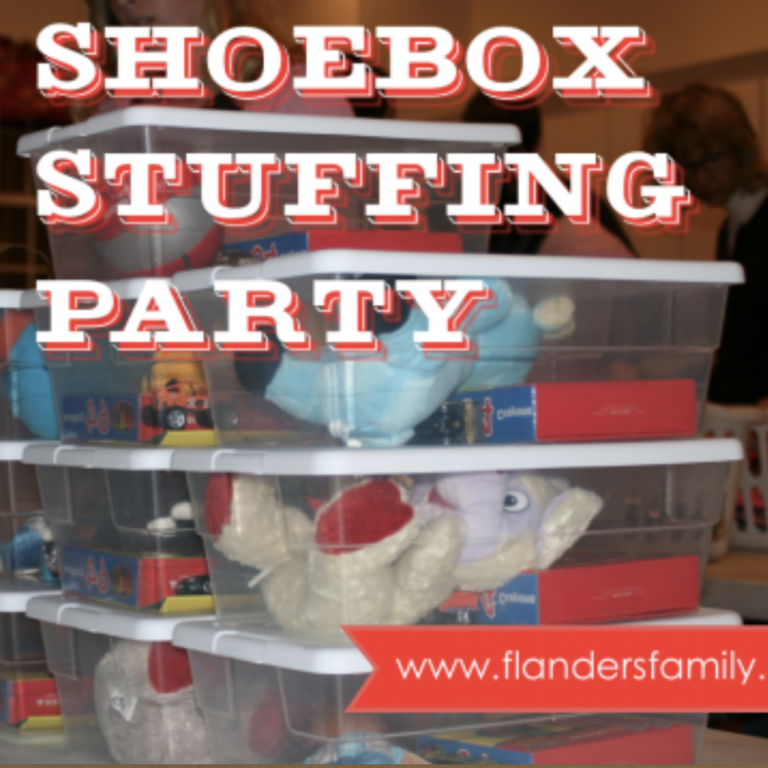 A Shoebox Stuffing Party