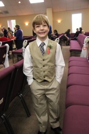 Gabriel as Ringbearer