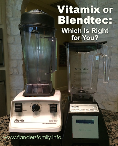 Trying to decide whether to invest in a Blendtec or a Vitamix? This post will help you decide... www.flandersfamily.info