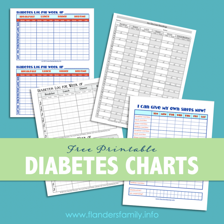 Free Printable Diabetes Logs