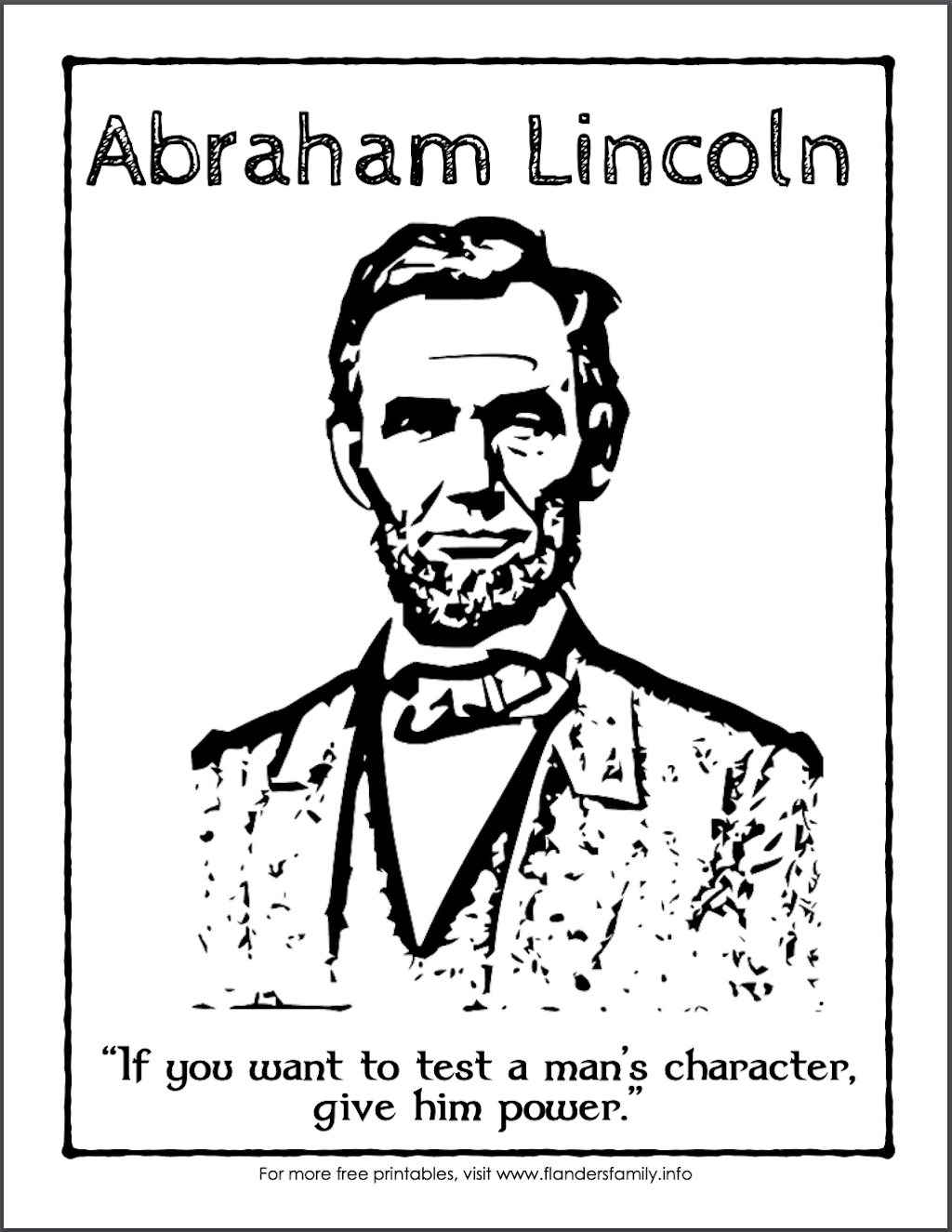 Lincoln Quote on Character