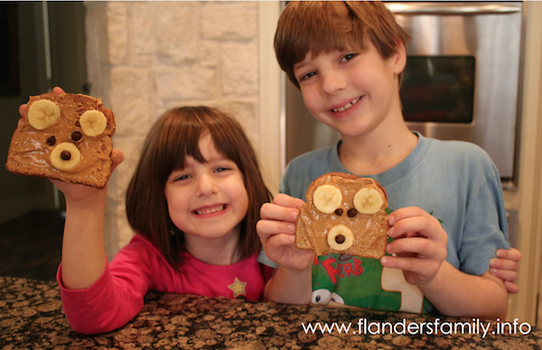 Let the kids cook breakfast! Teddy Bear Toast on the Menu.