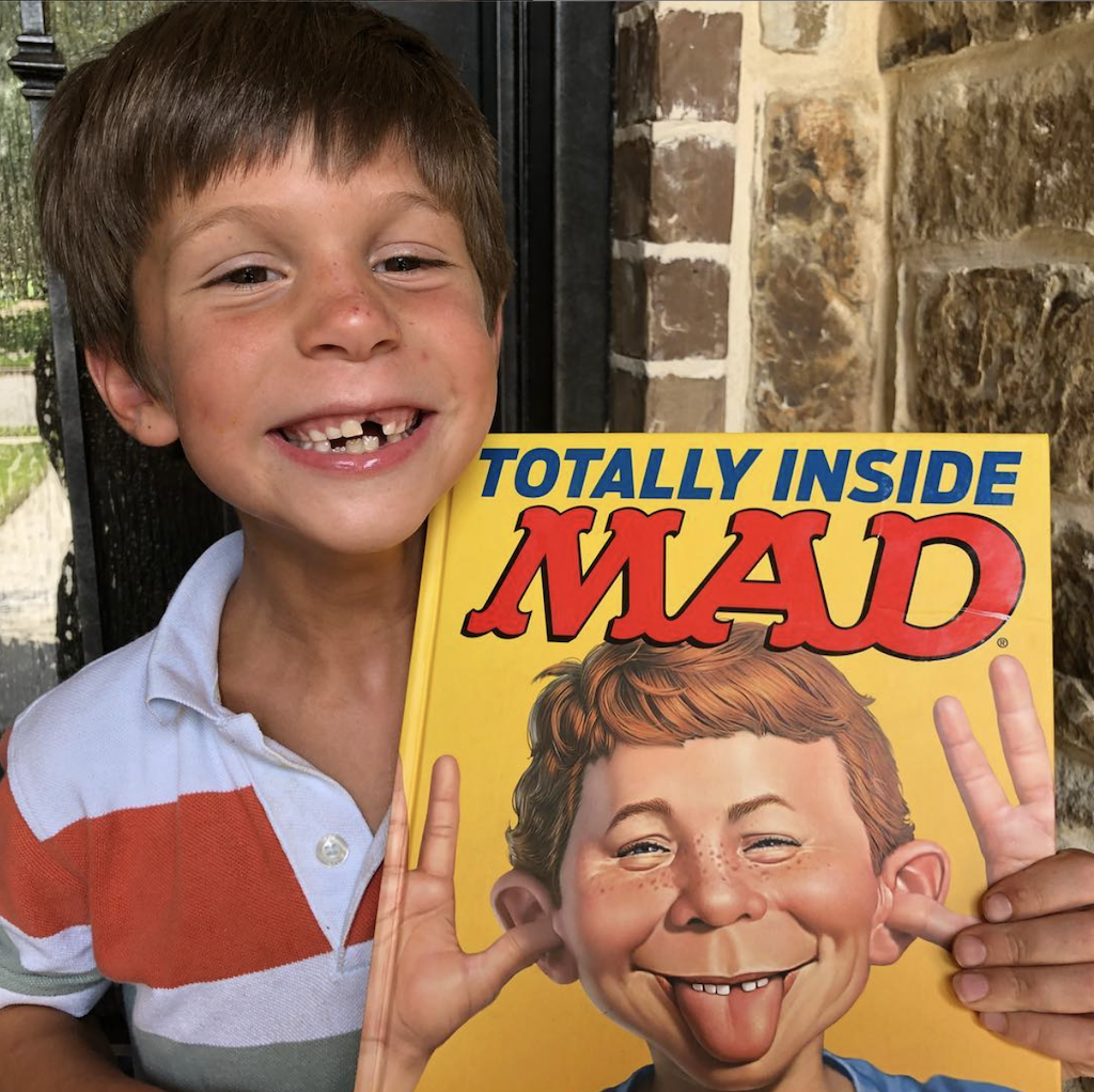 Grayson and Alfred E Neuman