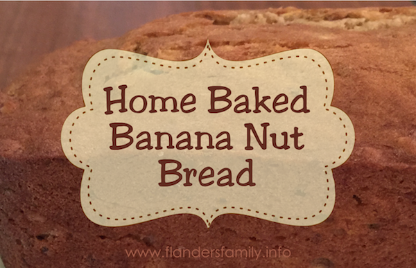 February Holiday Recipe: Banana Nut Bread