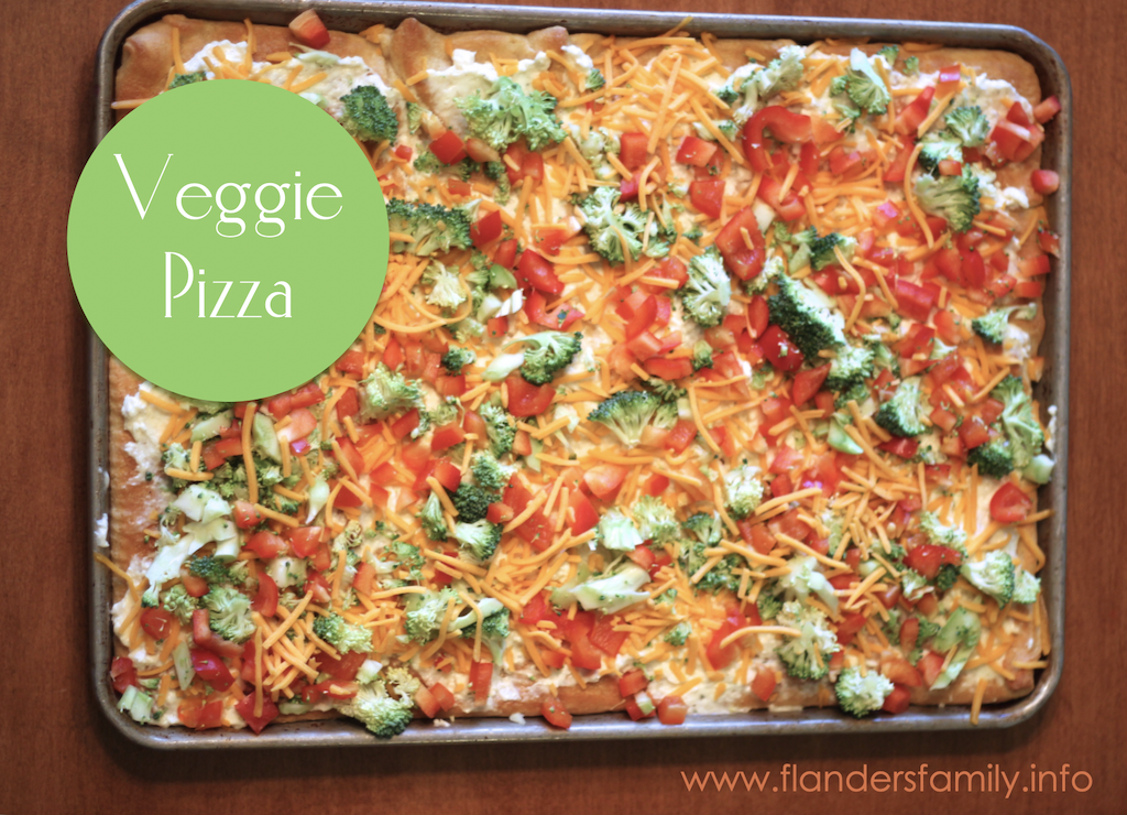 Cool & Crisp Veggie Pizza