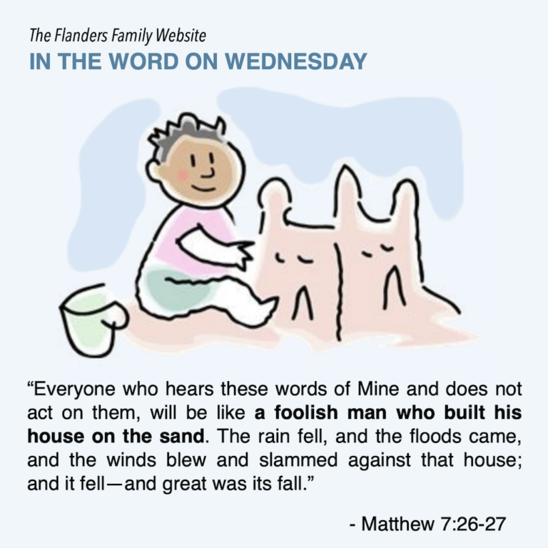 Word on Wednesday: Matthew 7:26-27