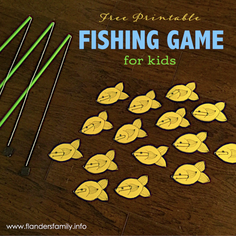 Free Printable Fishing Game for Kids