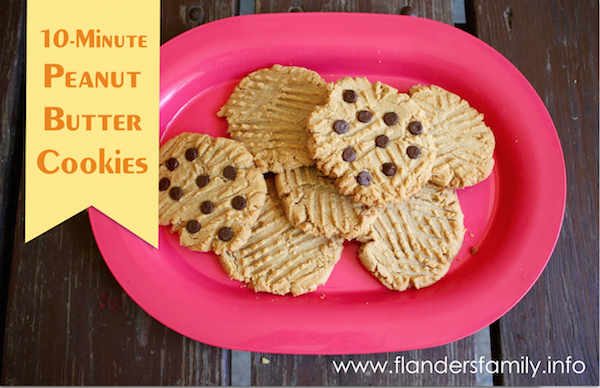 10-Minute, Super-Simple, Peanut Butter Cookies