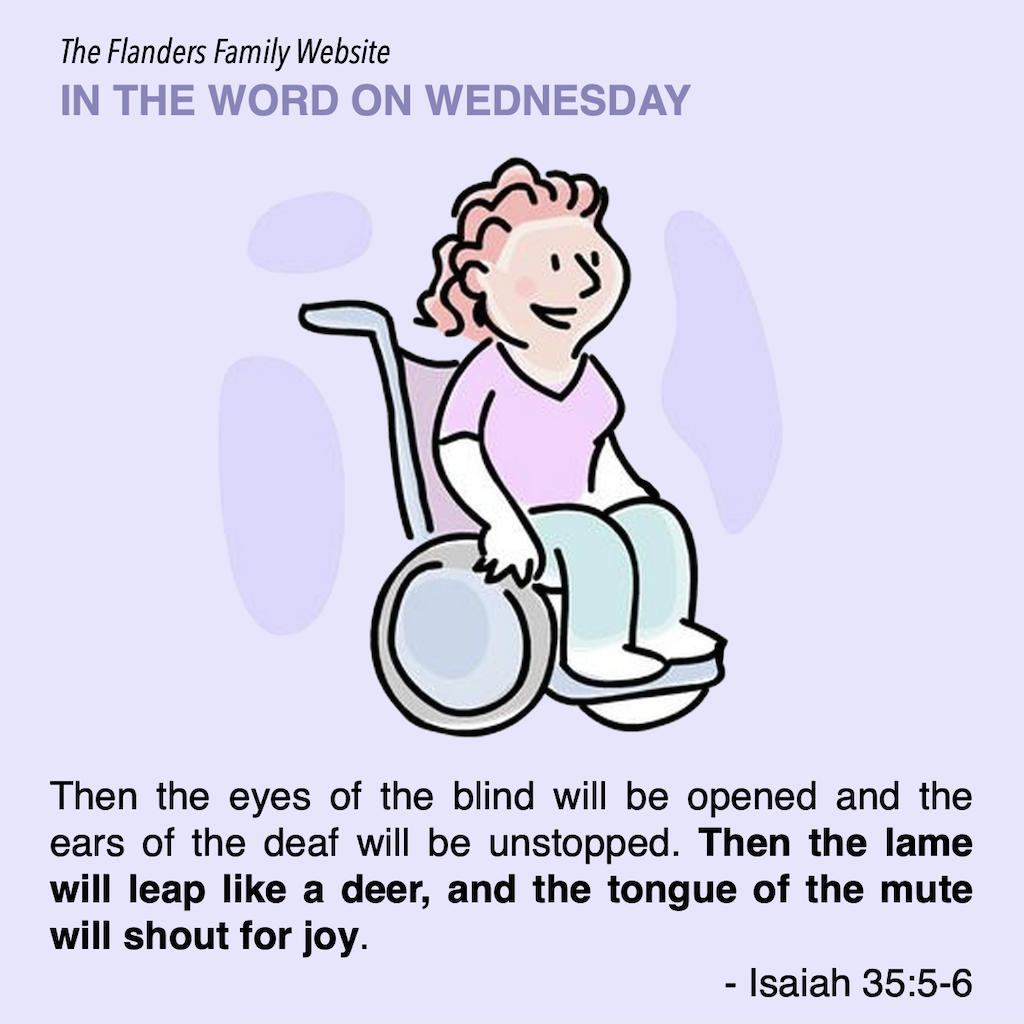 Word on Wednesday: Isaiah 35:5-6