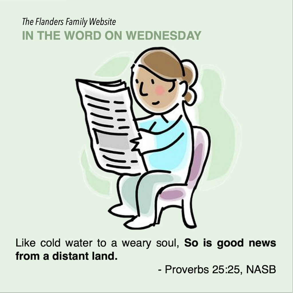 Word on Wednesday: Proverbs 25:25