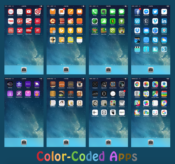 Color Coded Apps