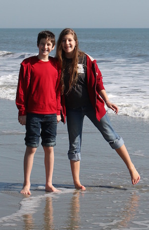 Isaac and Rachel in Myrtle Beach