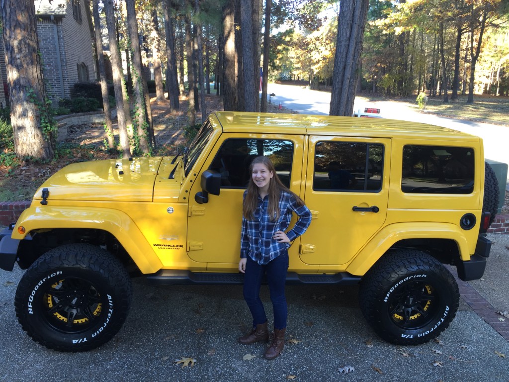 2015 Happenings - Rachel and the Jacked-Up Jeep