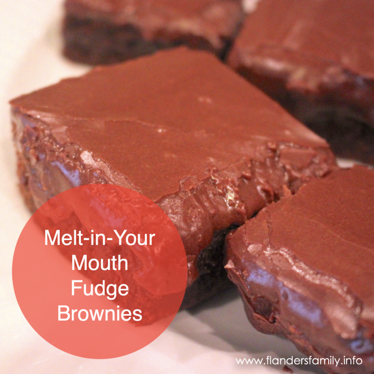 Melt-in-your-Mouth Fudge Brownies