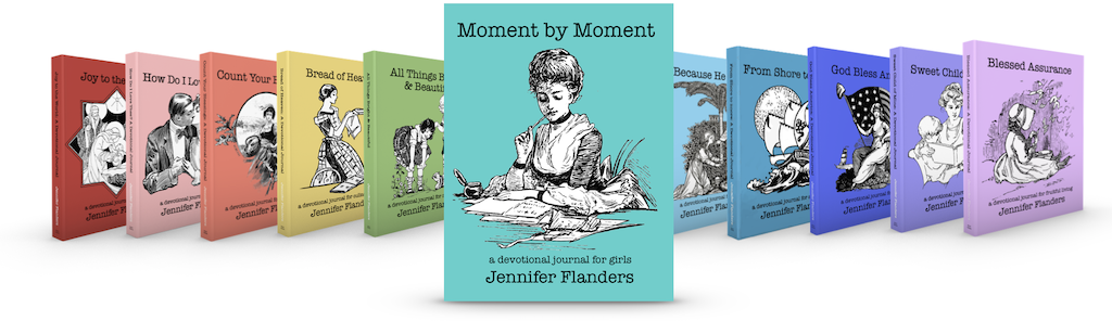 Moment by Moment (and other devotional journals by Jennifer Flanders)