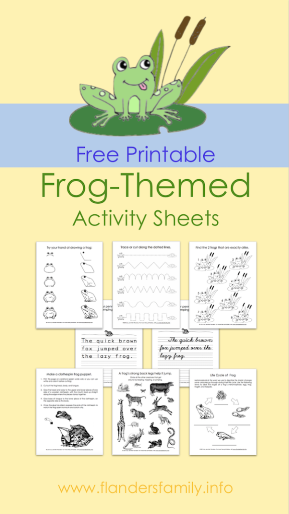 Free Printable Frog-Themed Activity Sheets - Perfect for Leap Day!