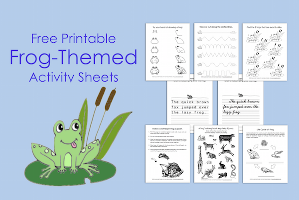 Free Printable Frog-Themed Activity Sheets - Perfect for Leap Day!