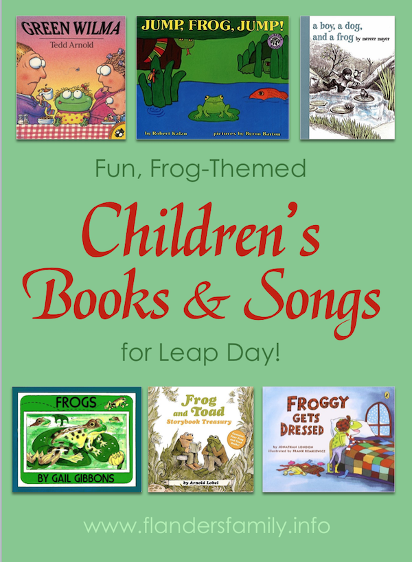 Frog-Themed Songs and Picture Books for Children