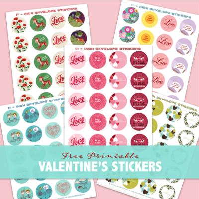 Free Printable Valentine Stickers - Flanders Family Homelife