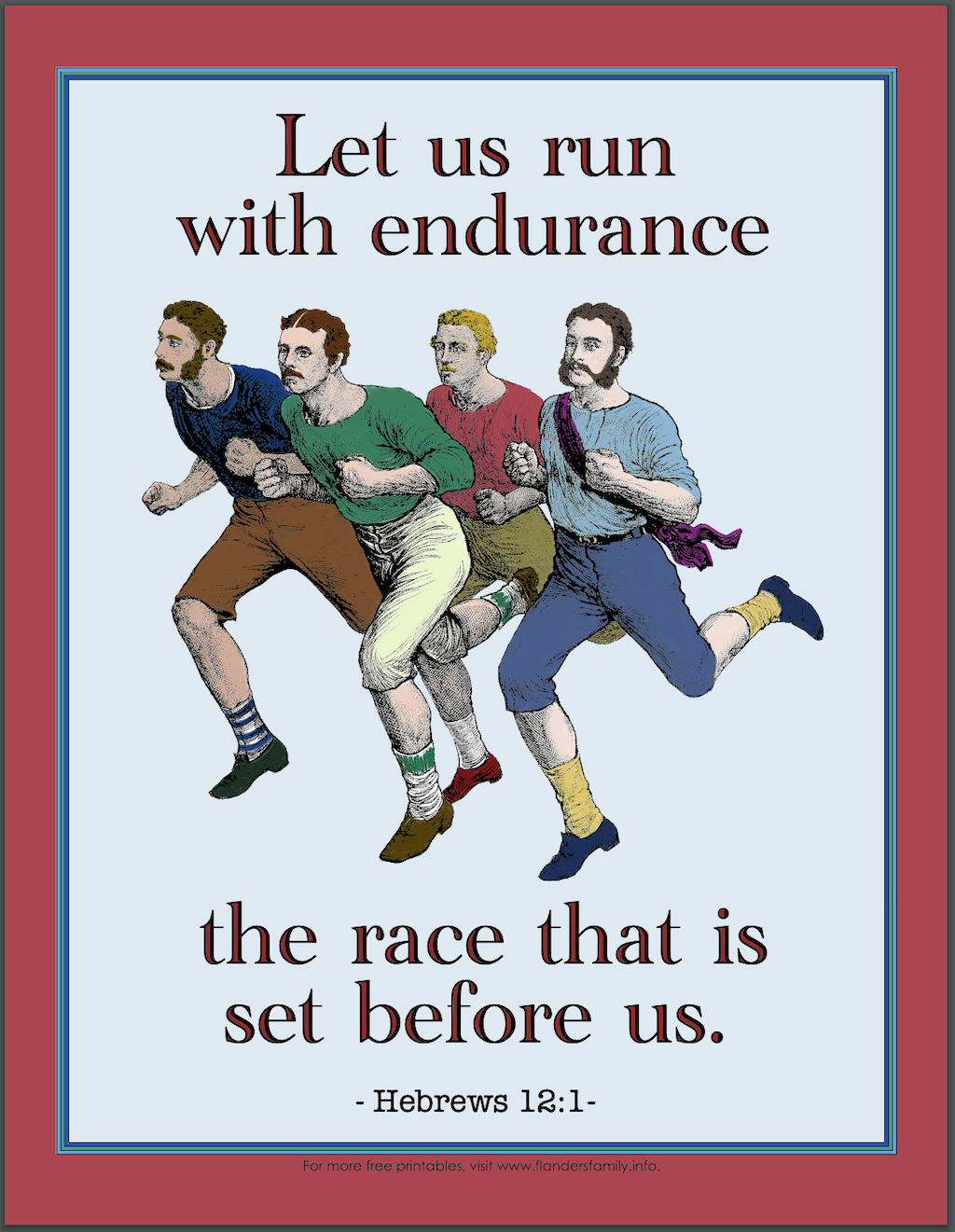 Run with Endurance Coloring Page