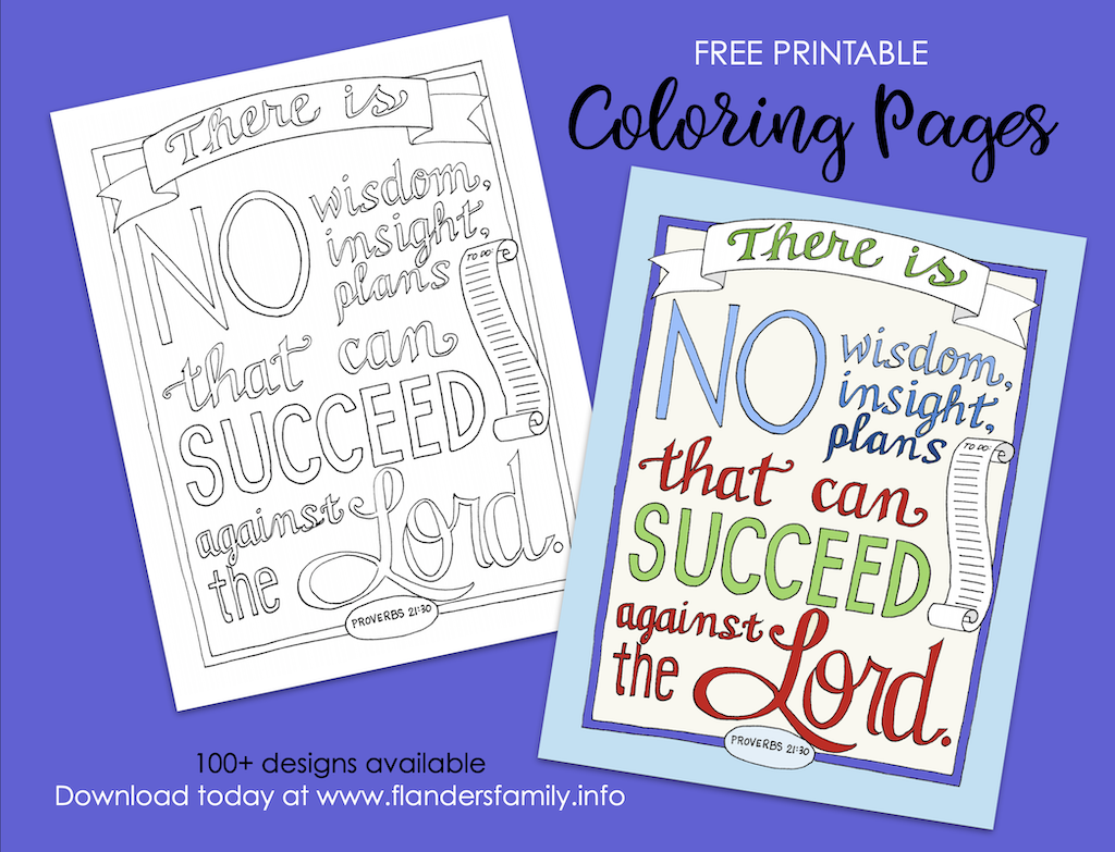 Plan for Success Coloring Page