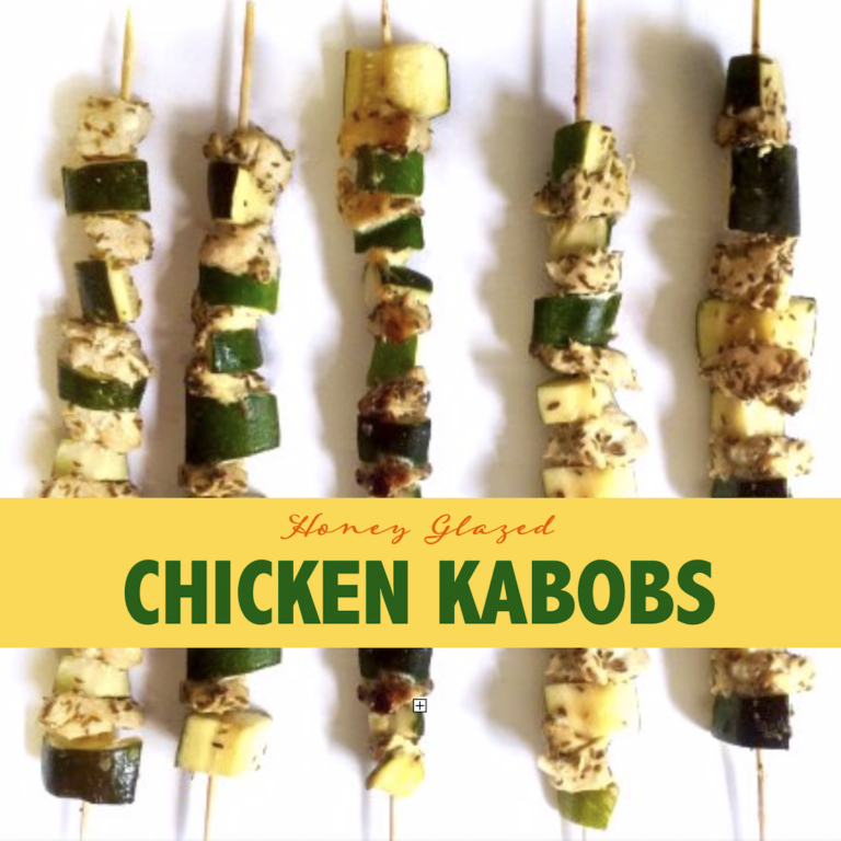 Honey-Glazed Chicken Kabobs