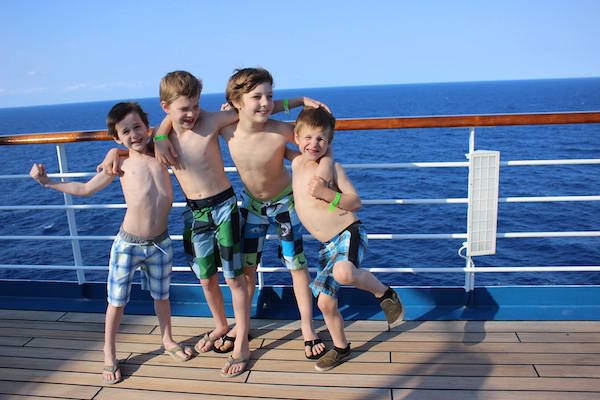 Kids and Grandkids on Carnival Liberty