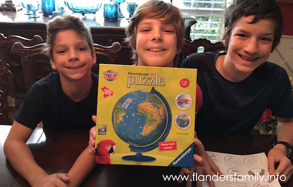 It's a small world: 3-D puzzle globe does a great job of combining fun with learning.