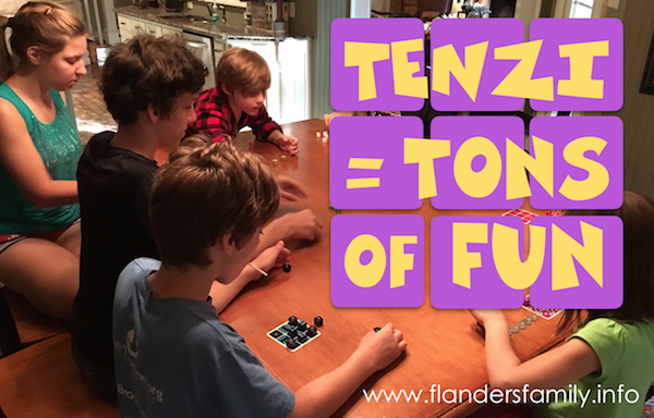 We think TENZI's tons of Funzi - Great family game! Good for all ages!