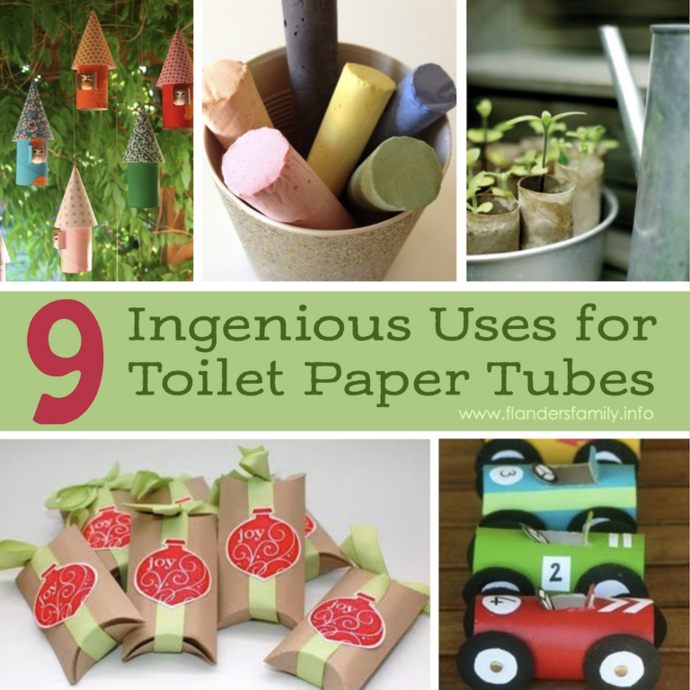 9 Ingenious Uses for Toilet Paper Tubes