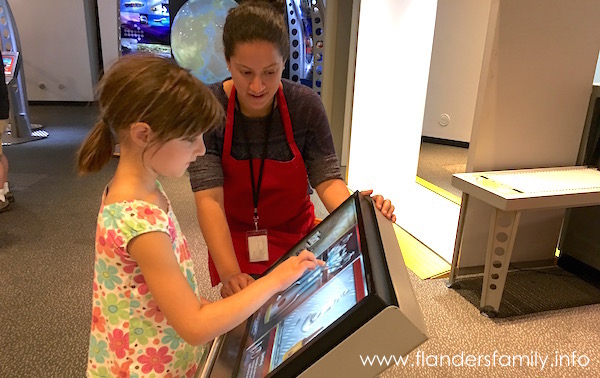 Abby at science museum