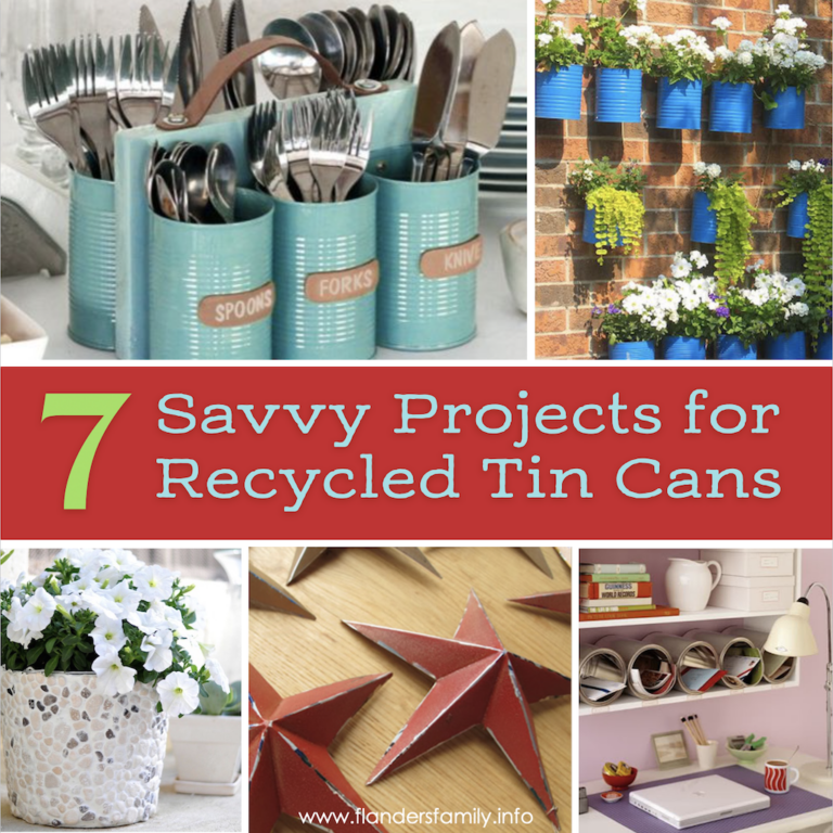 7 Savvy Ways to Recycle Cans