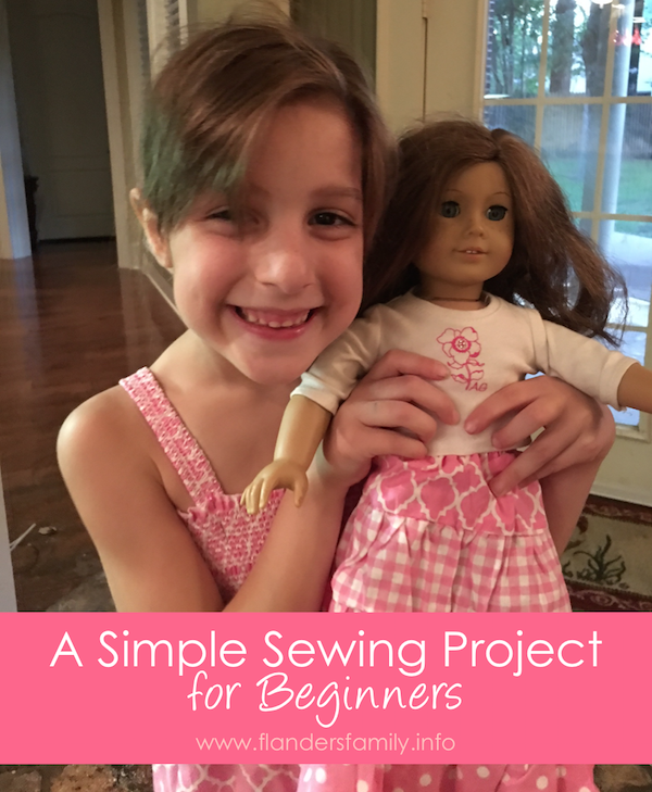 The simplest sewing project ever -- perfect for beginners! from flandersfamily.info