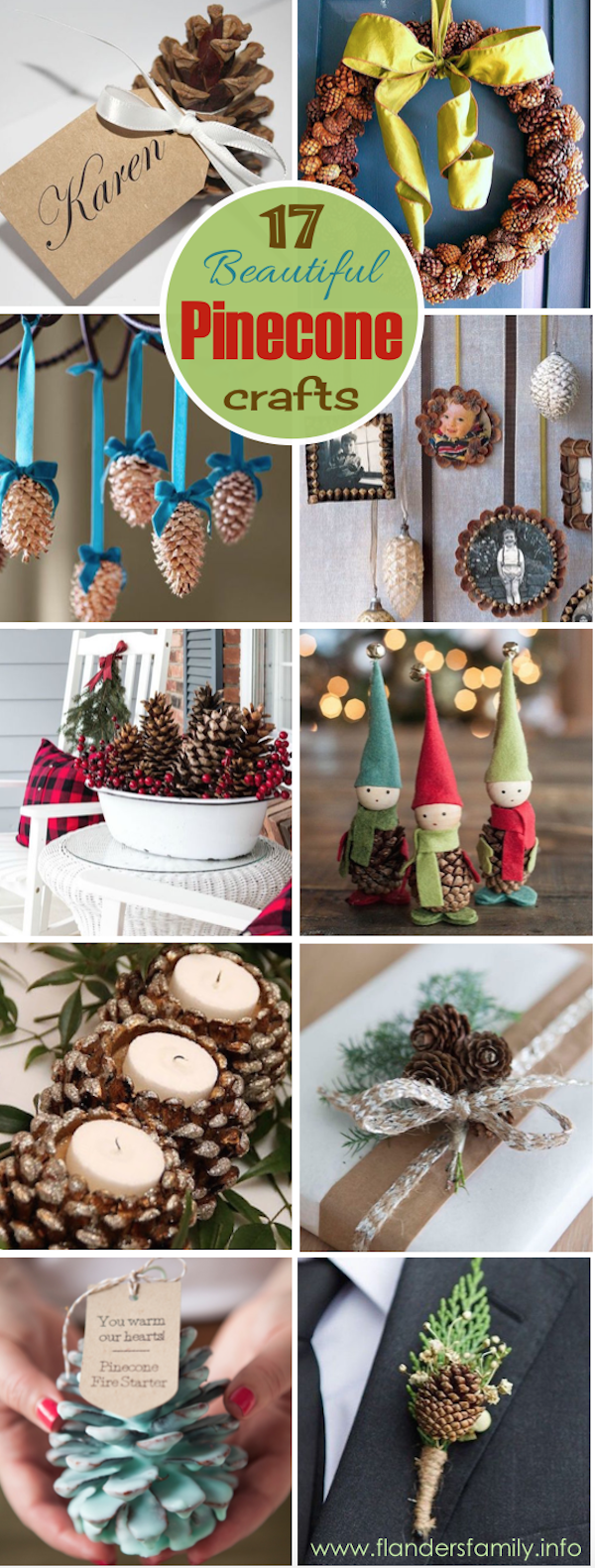 17 Beautiful Pinecone Crafts