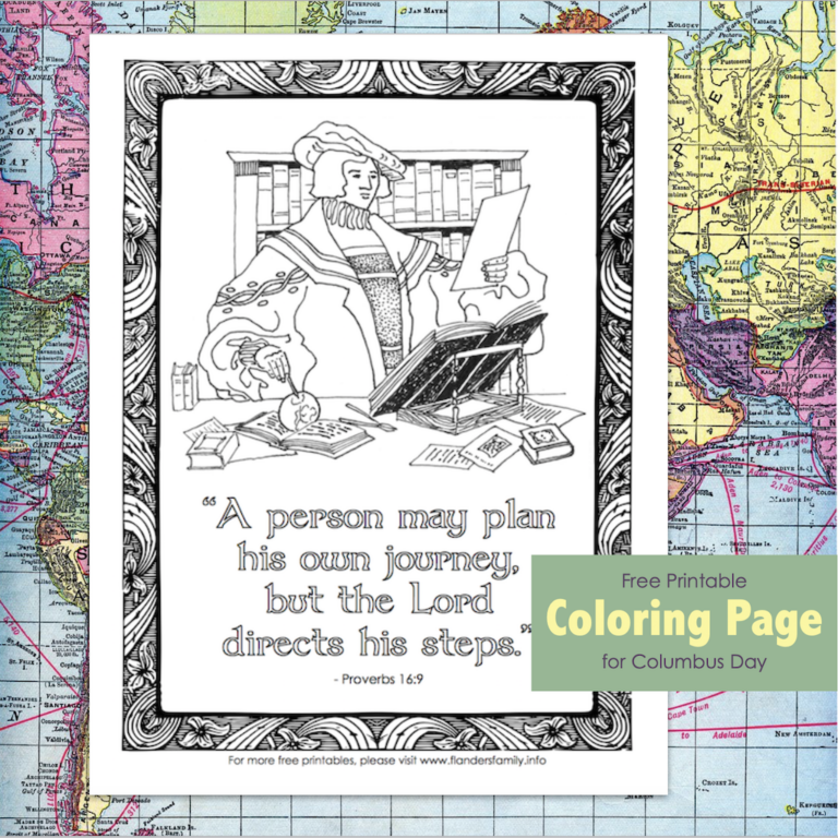 Man’s Plans, God’s Guidance (Coloring Page)