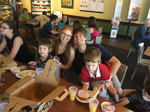 2016 Happenings - Samuel and Bekah Joy at Einsteins