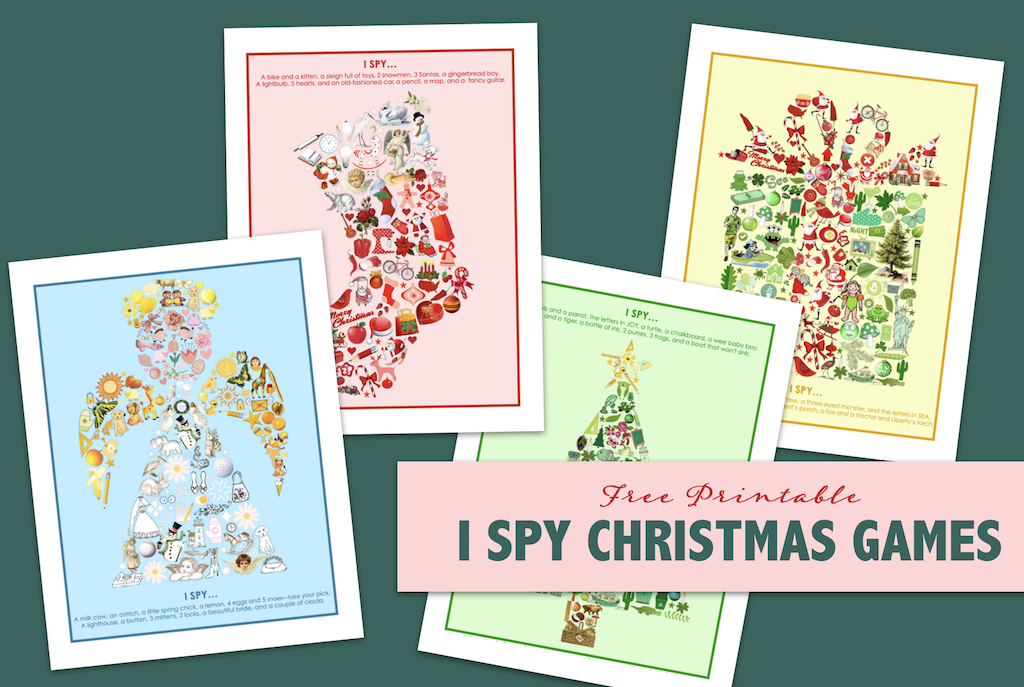 I SPY Christmas Printables