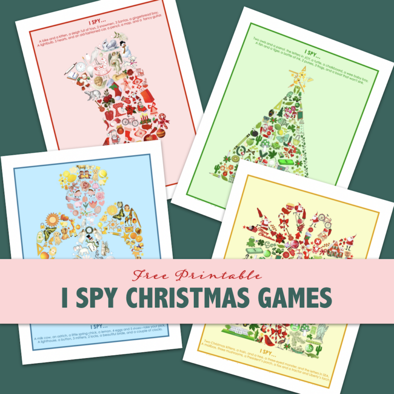 I SPY Christmas Printables