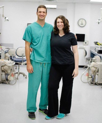 Bethany & David, 2 years before they graduated from Dental School