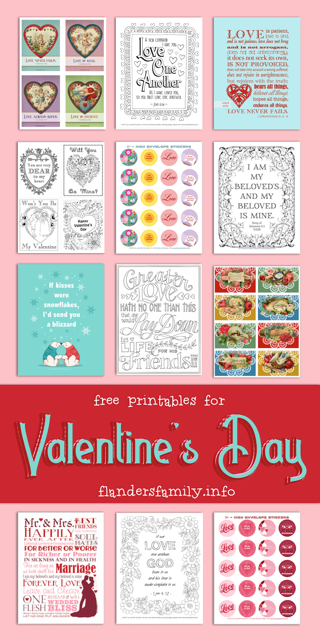 Free Valentine S Day Printables Flanders Family Homelife - roblox free printable valentines