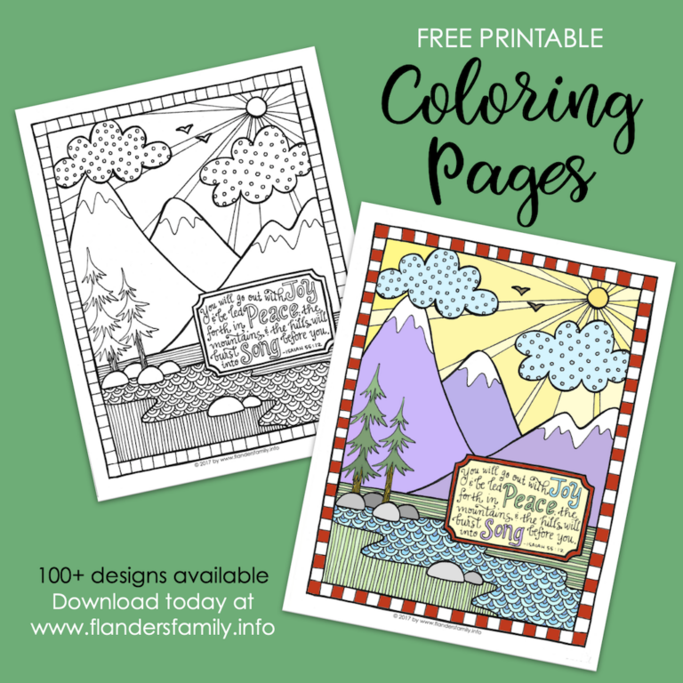 Go Out with Joy Coloring Page