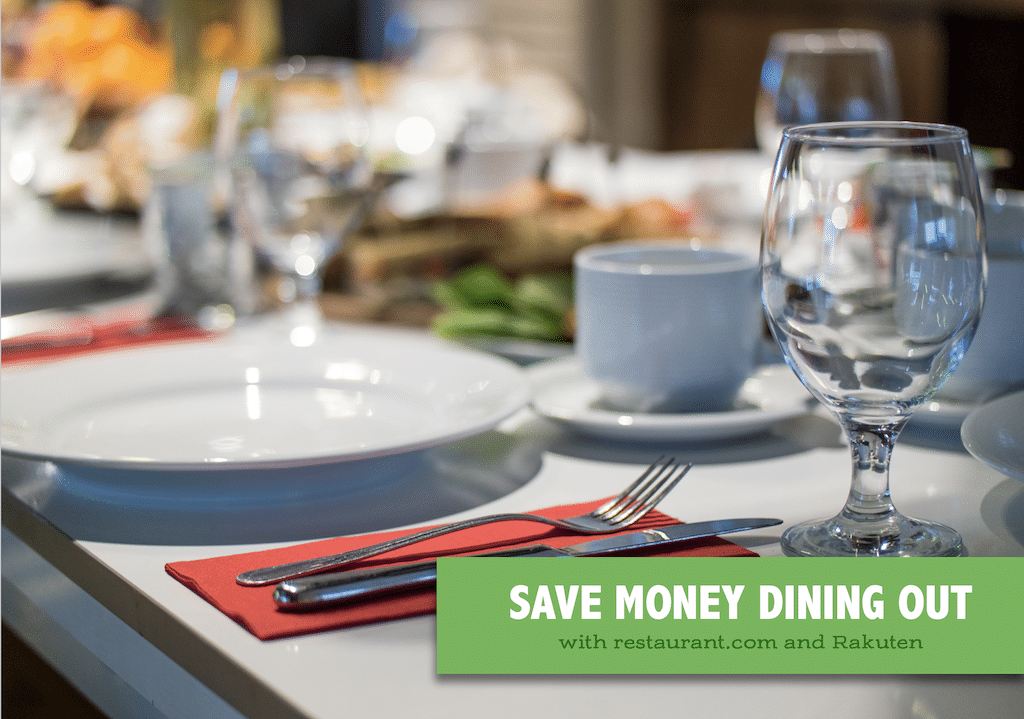 Save Money with Restaurant.com and Rakuten