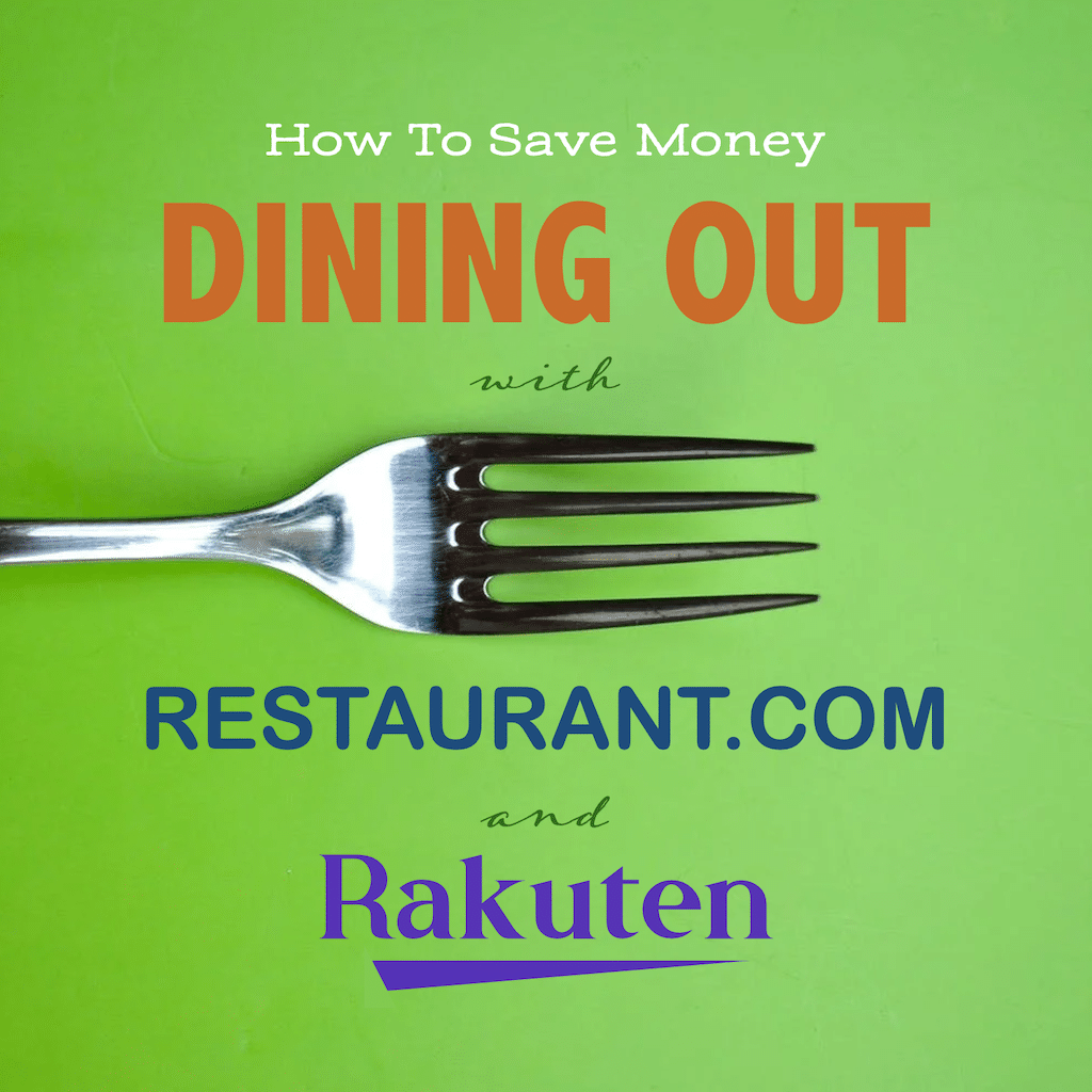 Save Money with Restaurant.com and Rakuten